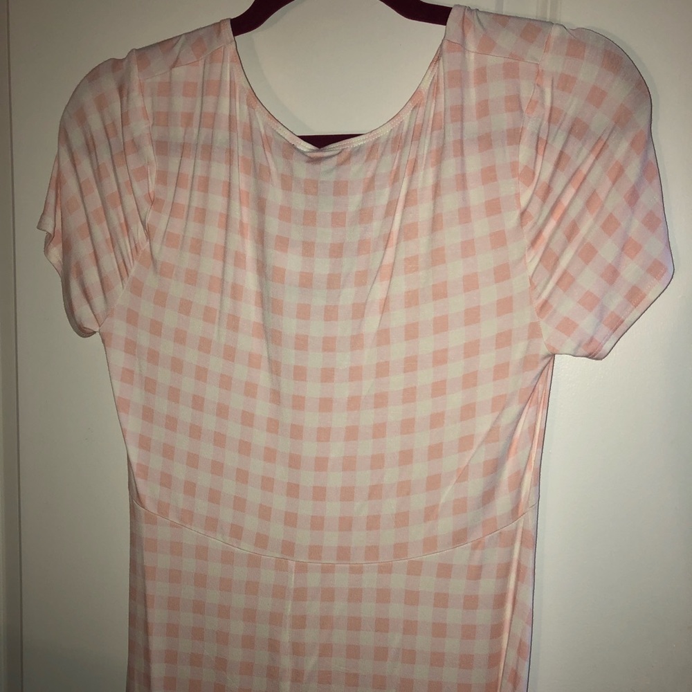 Forever 21 Pink Gingham Dress NWT - Picture 6 of 7